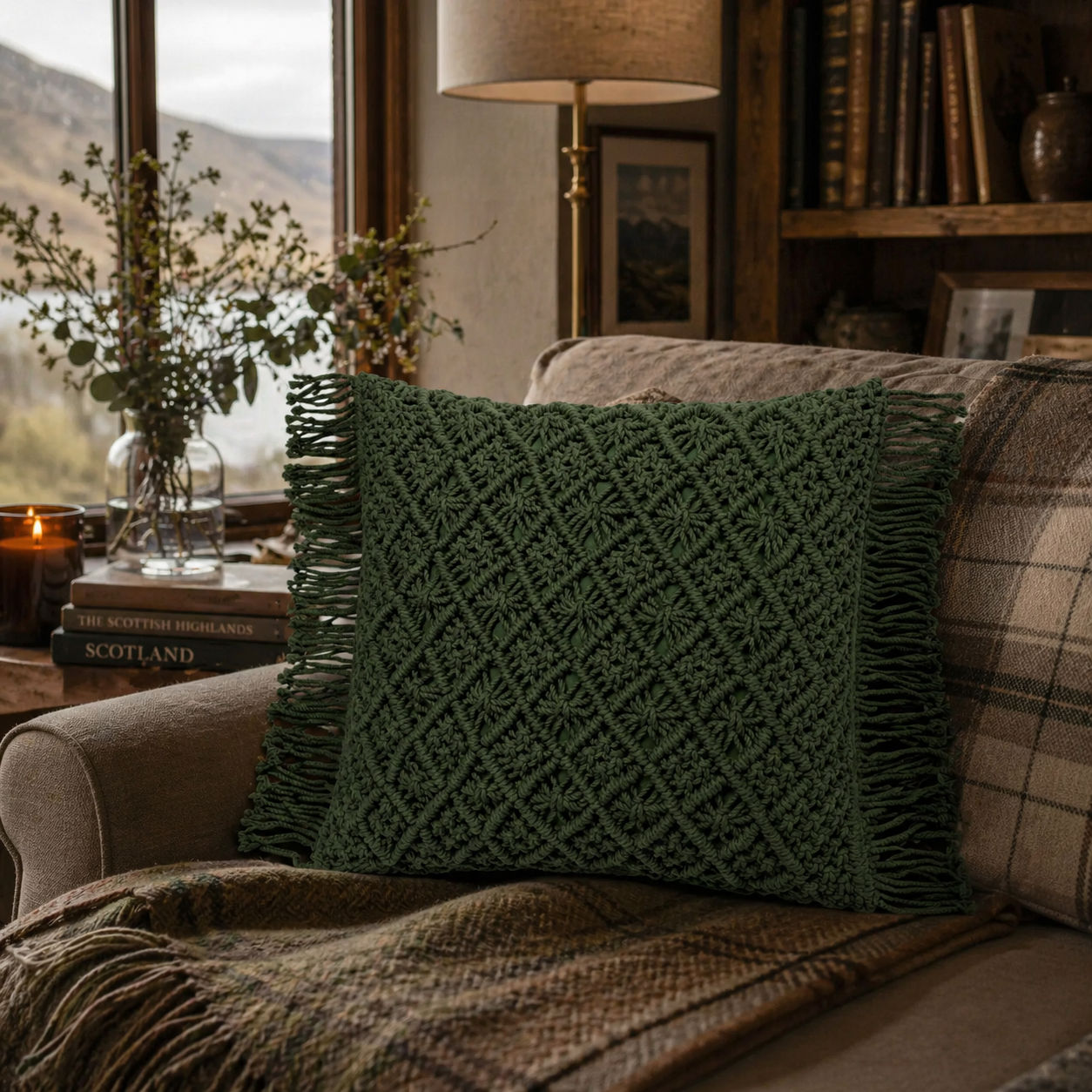 Customized Design & Color Macrame Cushion Cover